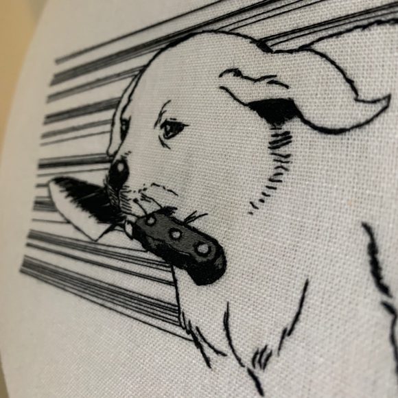 Doggie with knife meme embroidery! - Picture 4 of 5
